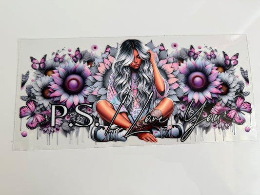 16oz Wrap - TATTOO GIRL - P.S I LOVE YOU