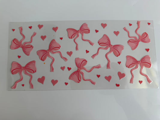 16oz Wrap - BOWS & HEARTS
