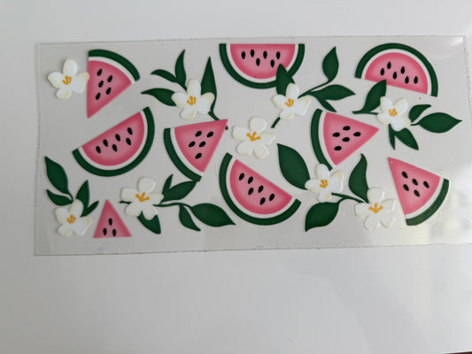 16oz Wrap - WATERMELON FLOWERS
