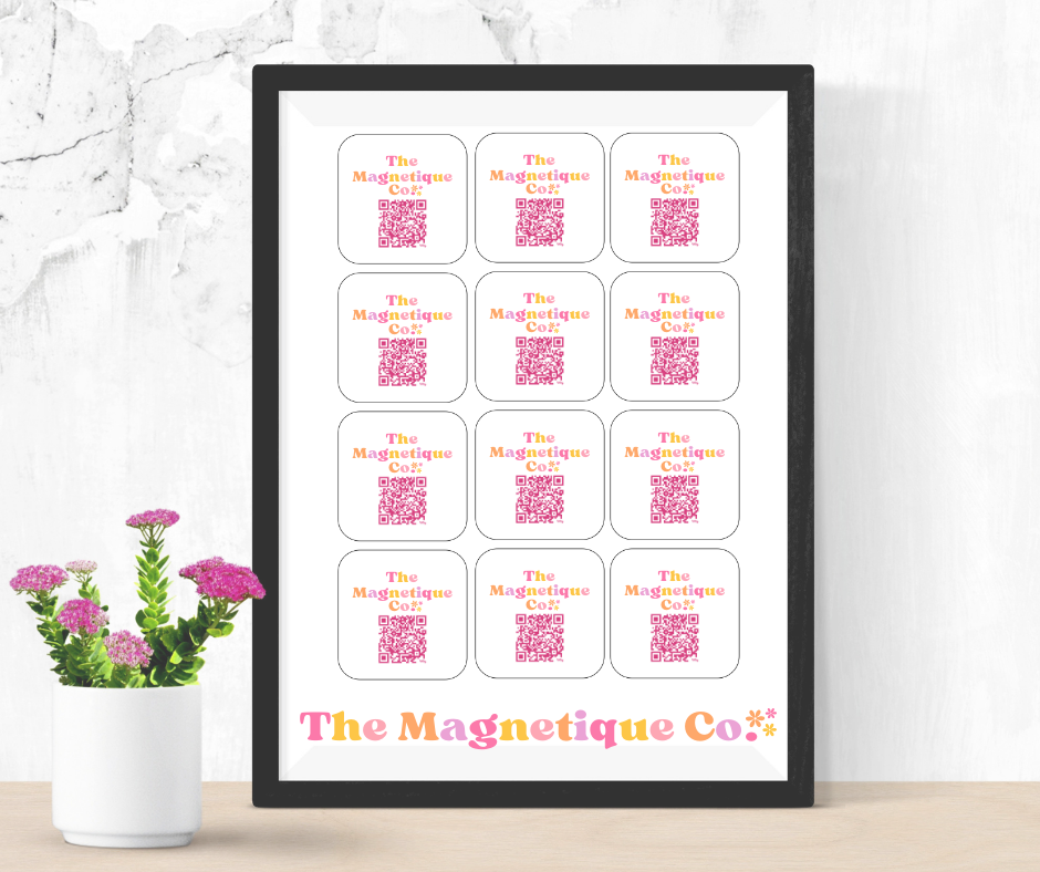 Personalised Photo Magnet – Set of 9 (5cm x 5cm)
