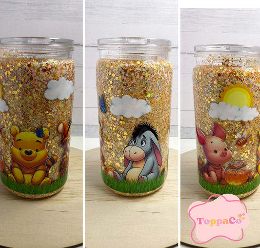 16oz Acrylic Tumbler - WINNIE THE POOH GRASS