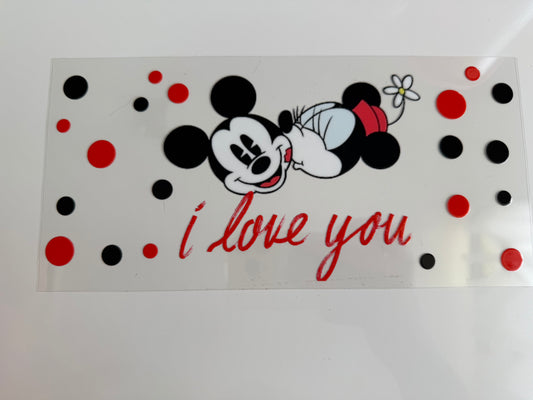 16oz Wrap - MICKEY & MINNIE I LOVE YOU