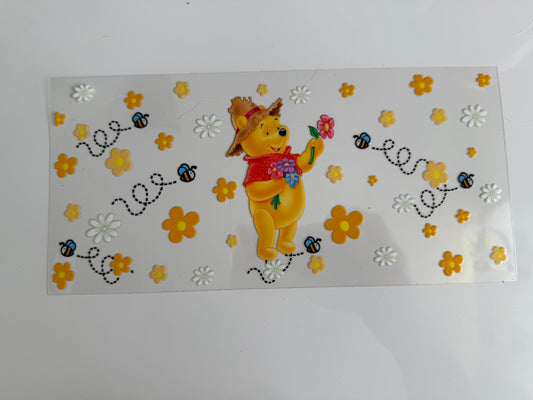 16oz Wrap - WINNIE THE POOH FLOWERS & BEES