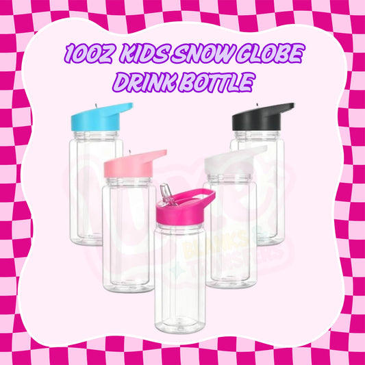 Drink bottle 10oz Snowglobe tumbler